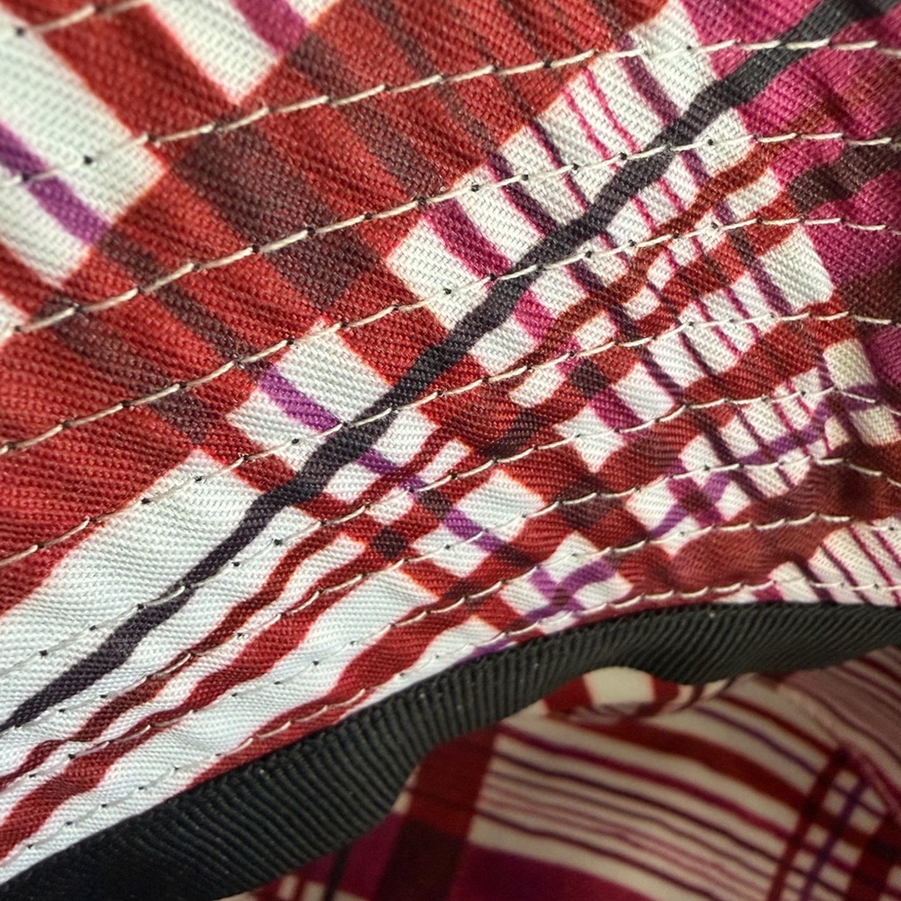 Chanel Reversible Black and Pink Plaid inside Bucket Hat - Picture 4 of 7